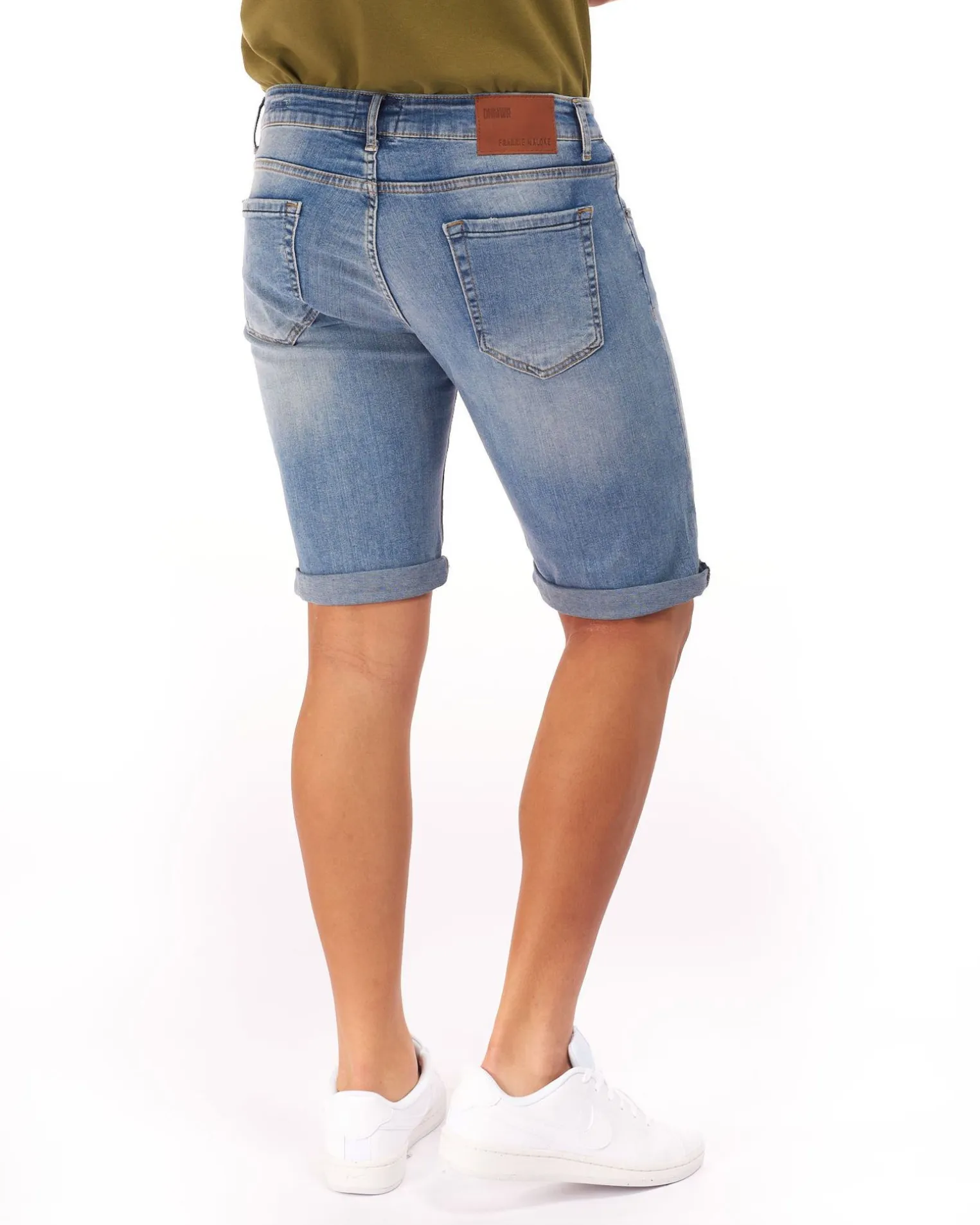 UOMO BERMUDA JEANS 5 TASCHE
