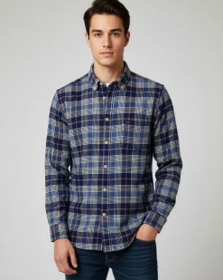 UOMO CAMICIA ML SCOZZ FLANELLA