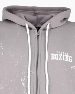 UOMO FELPA CON ZIP E CAPPUCCIO