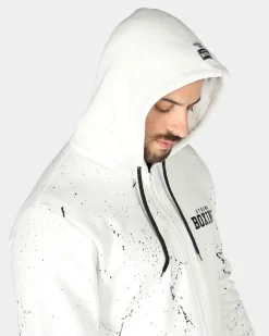 UOMO FELPA CON ZIP E CAPPUCCIO