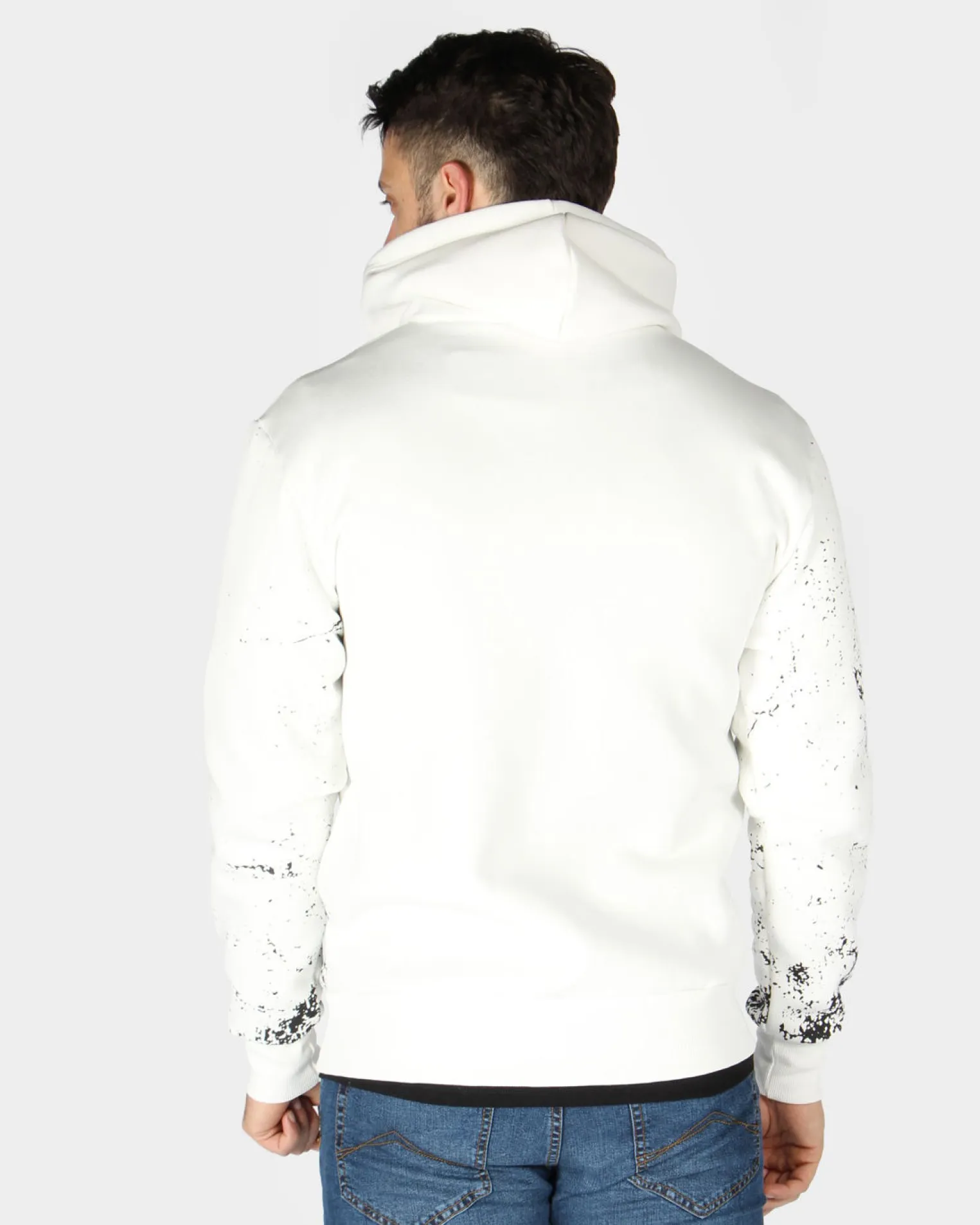 UOMO FELPA CON ZIP E CAPPUCCIO