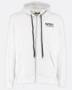 UOMO FELPA CON ZIP E CAPPUCCIO