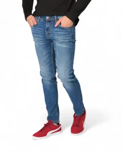UOMO JEANS 5 TASCHE FELPA