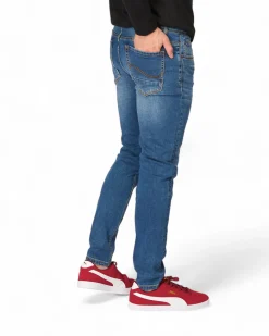 UOMO JEANS 5 TASCHE FELPA
