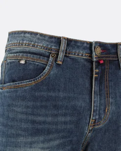 UOMO JEANS 5 TASCHE LAVATO SCURO