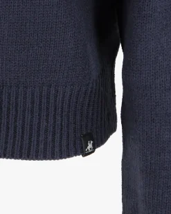 US GRAND - Maglione manica lunga blu con renna