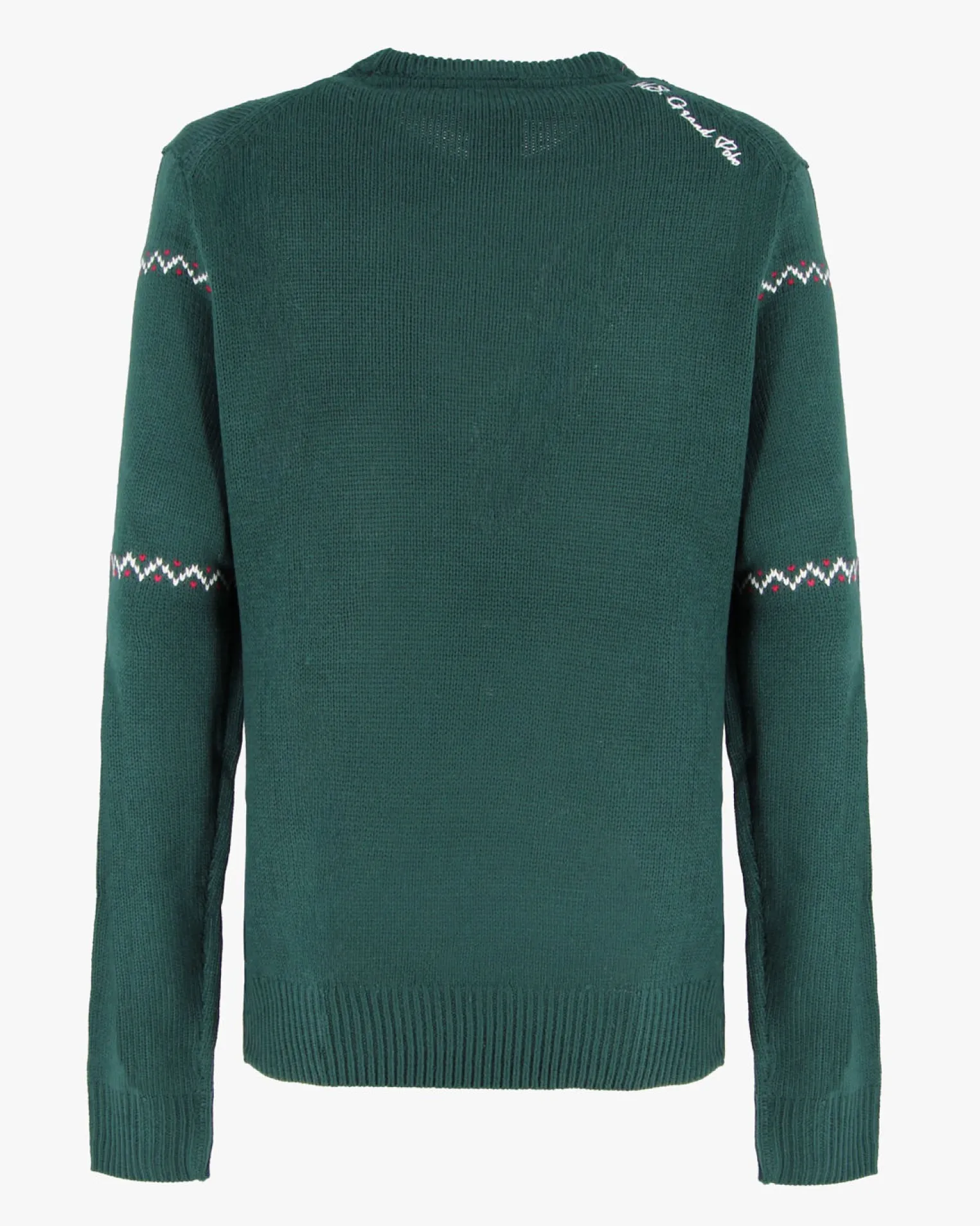 US GRAND - Maglione manica lunga verde con renna