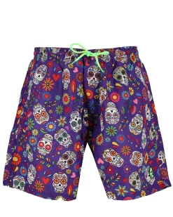 WAIKIKI RUN - BOXER MARE DA UOMO VIOLA IBIZA - AU01854_12750