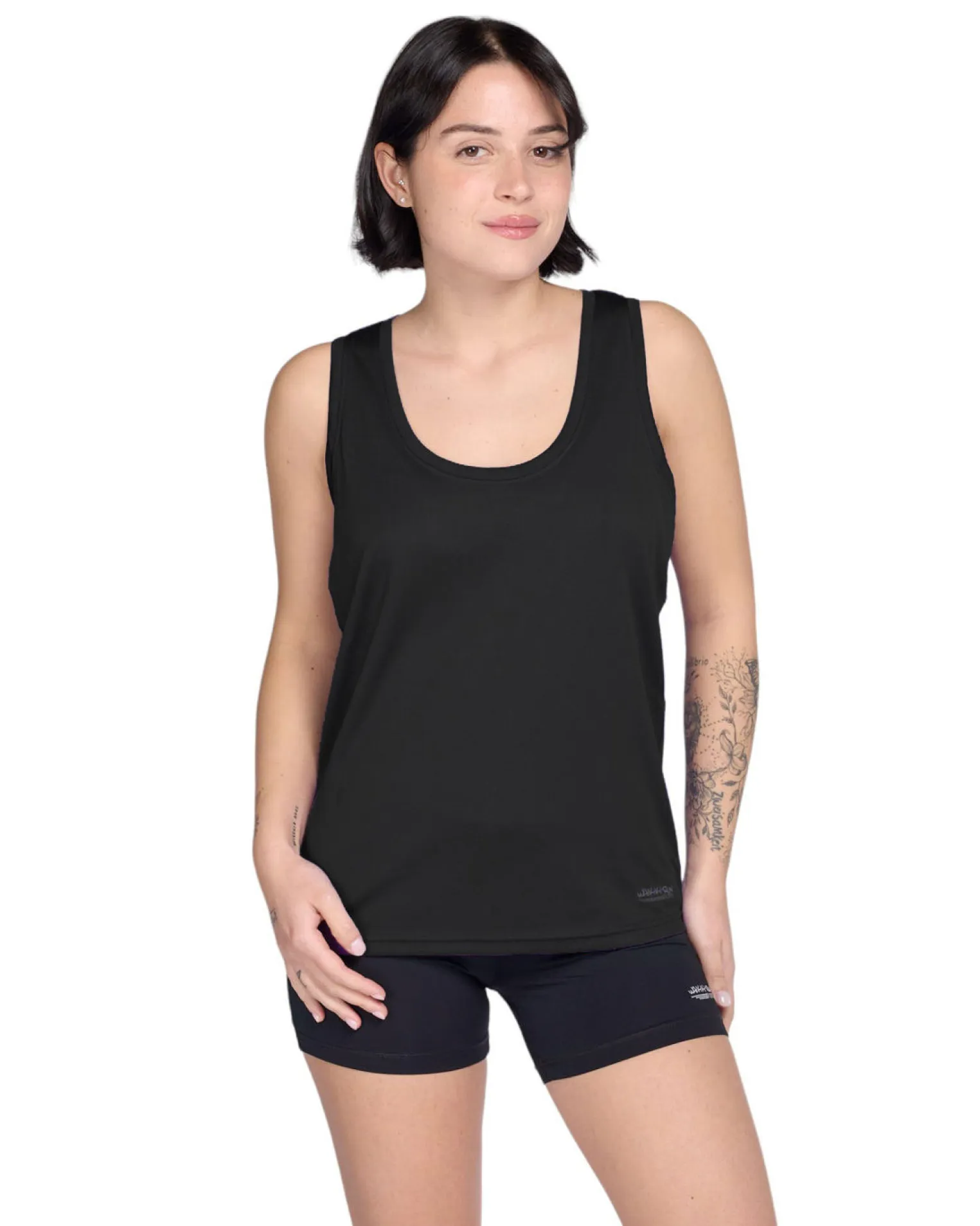WAIKIKI RUN - CANOTTA SPORTIVA NERA DA DONNA - ASIA