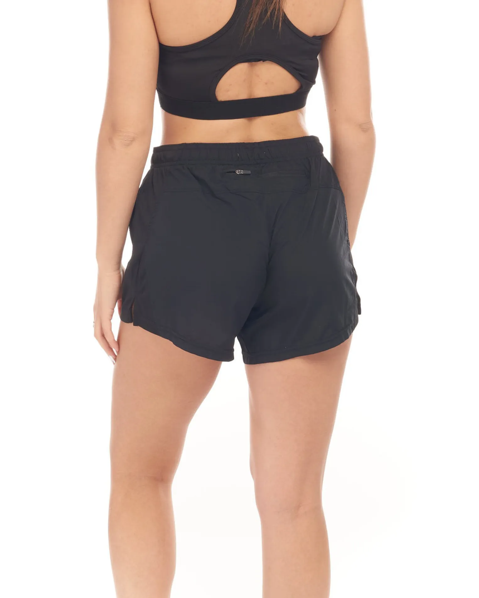 WAIKIKI RUN - PANTALONCINO DA RUNNING NERO DA DONNA - COSIMA