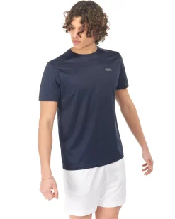 WAIKIKI RUN - T shirt da running blu scuro in meh traspirante