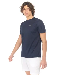 WAIKIKI RUN - T shirt da running blu scuro in meh traspirante