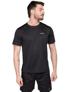 WAIKIKI RUN - T-SHIRT MEZZA MANICA SPORTIVA NERA DA UOMO - ARGO