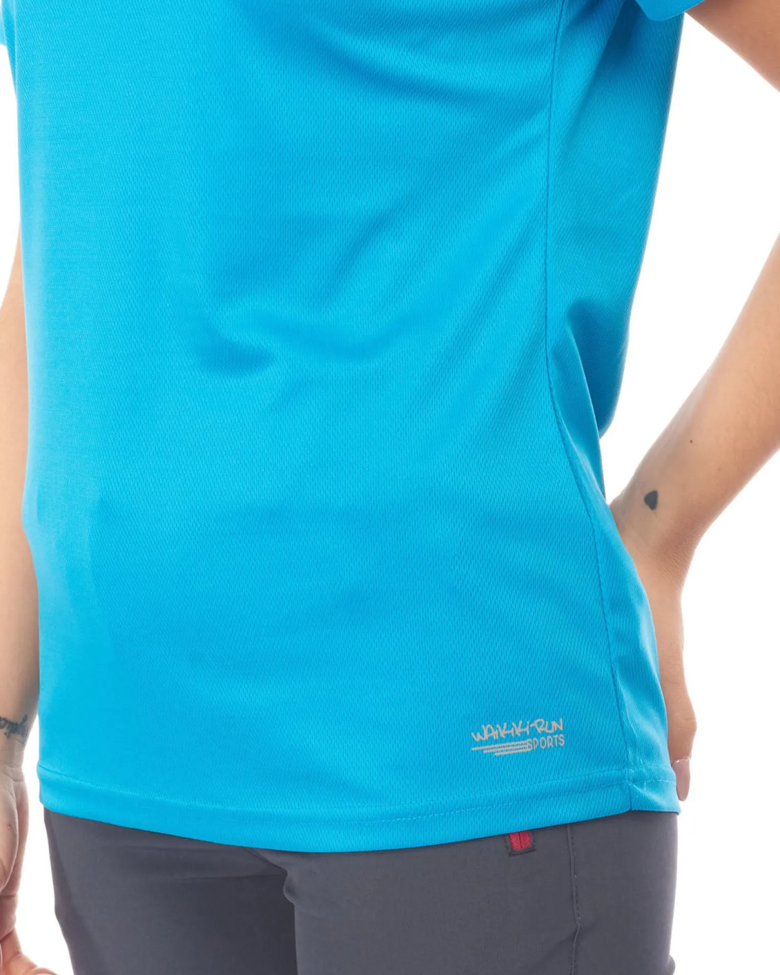 WAIKIKI RUN - T-SHIRT MEZZA MANICA BLU ELETTRICO DA DONNA - ISIDE