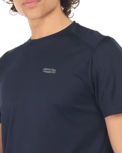 WAIKIKI RUN - T-SHIRT MEZZA MANICA SPORTIVA BLU SCURO DA UOMO - ARGO