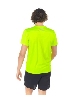 WAIKIKI RUN - T-SHIRT MEZZA MANICA SPORTIVA GIALLO FLUO DA UOMO - ARGO