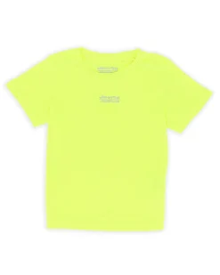 WAIKIKI RUN - T SHIRT MEZZA MANICA JUNIOR ( 4-13 ANNI) GIALLO FLUO , CAROTA