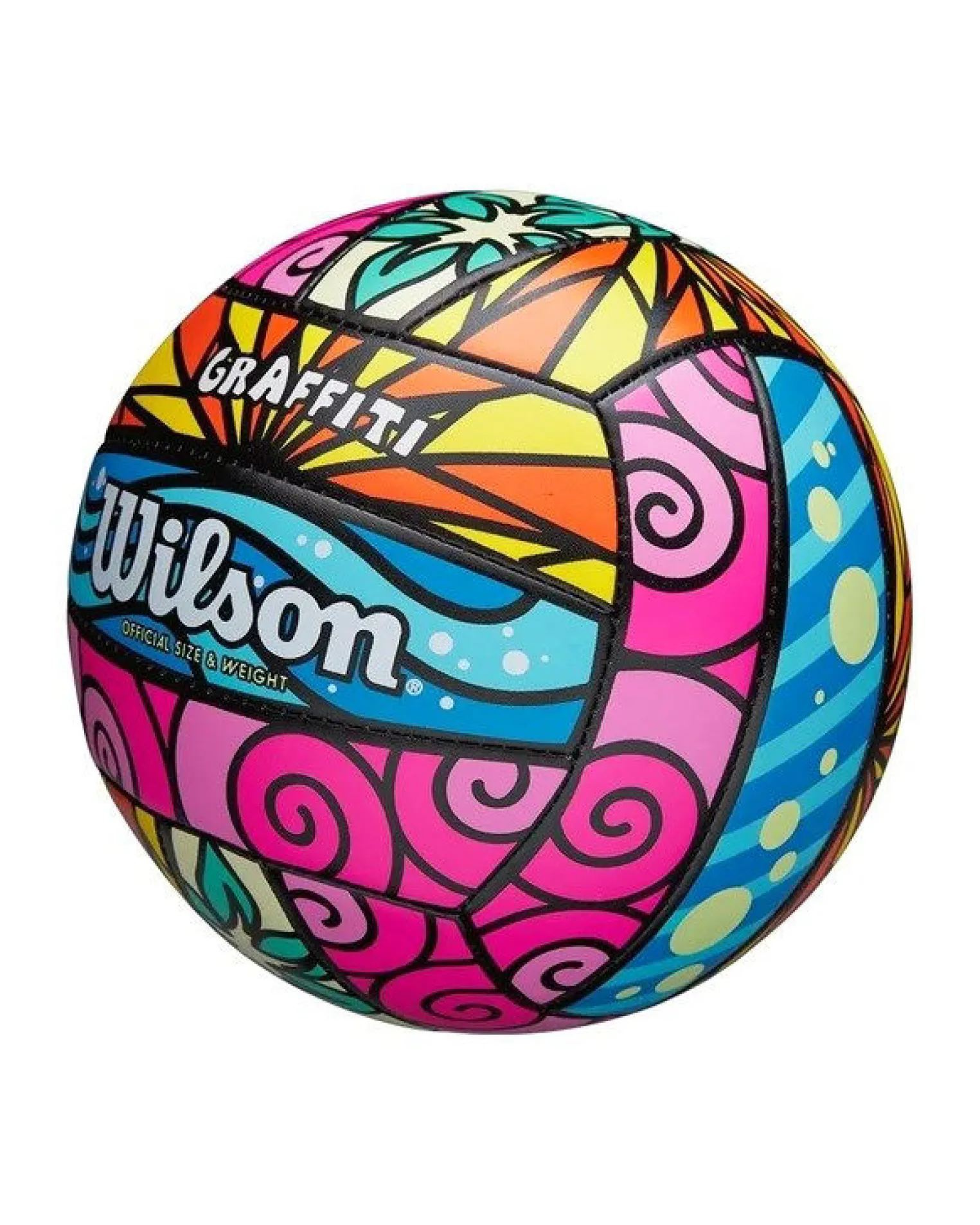 WILSON- PALLONE BEACH VOLLEY GRAFFITI VB MULTICOLOR MISURA 5, WTH4634XB