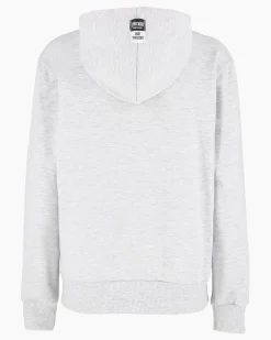 XTREME BOXING - Felpa con cappuccio e zip completa grigia da donna in cotone