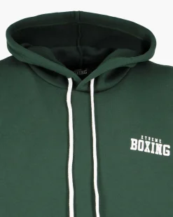 XTREME BOXING - FELPA CON CAPPUCCIO VERDE DA UOMO