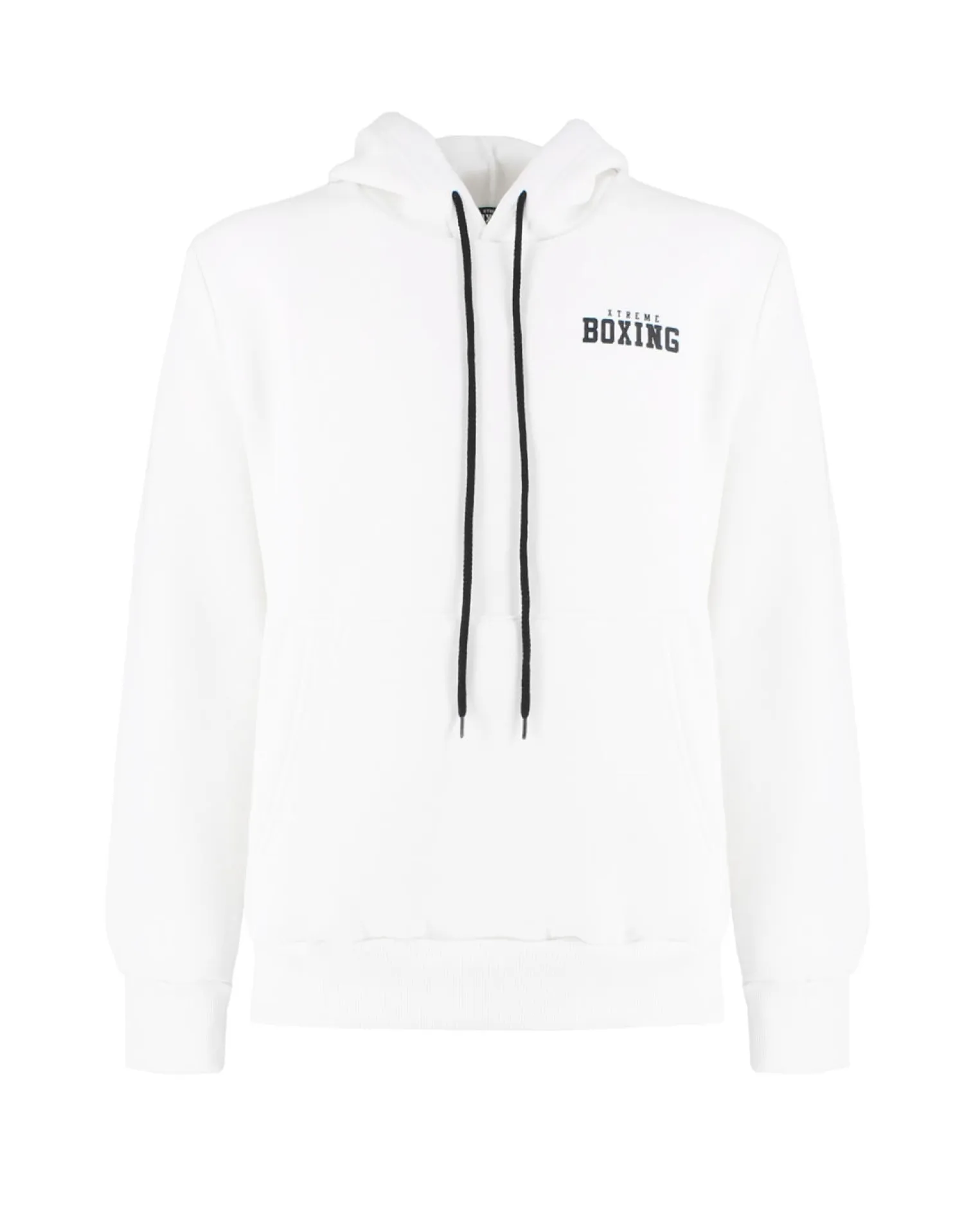 XTREME BOXING - FELPA CON CAPPUCCIO BIANCA DA UOMO