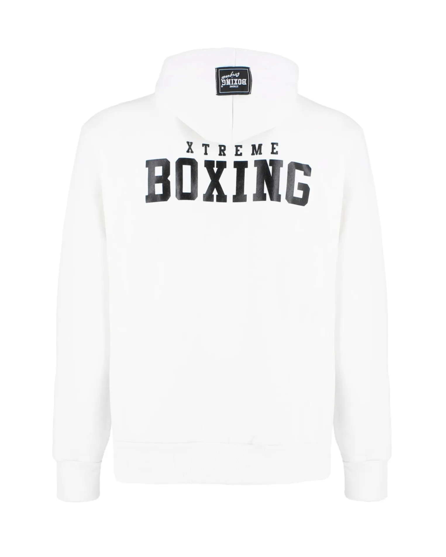 XTREME BOXING - FELPA CON CAPPUCCIO BIANCA DA UOMO