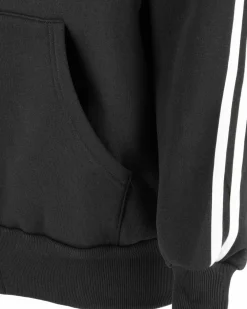 XTREME BOXING - FELPA NERA DA UOMO FULL ZIP CON CAPPUCCIO