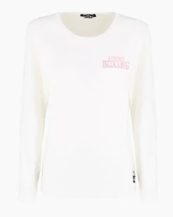 XTREME BOXING - MAGLIA BIANCA A MANICA LUNGA DA DONNA