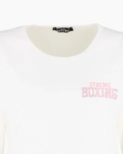 XTREME BOXING - MAGLIA BIANCA A MANICA LUNGA DA DONNA