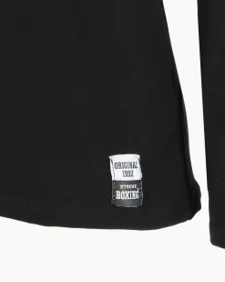 XTREME BOXING - MAGLIA NERA A MANICA LUNGA DA DONNA