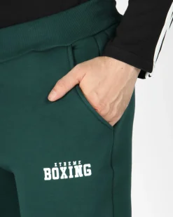 XTREME BOXING - PANTALONE FELPA VERDE DA UOMO
