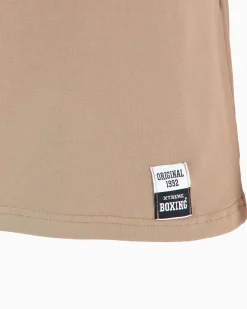 XTREME BOXING - TSHIRT CAMEL DA DONNA CON LOGO STRASS