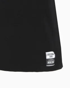 XTREME BOXING - TSHIRT NERA DA DONNA CON LOGO STRASS