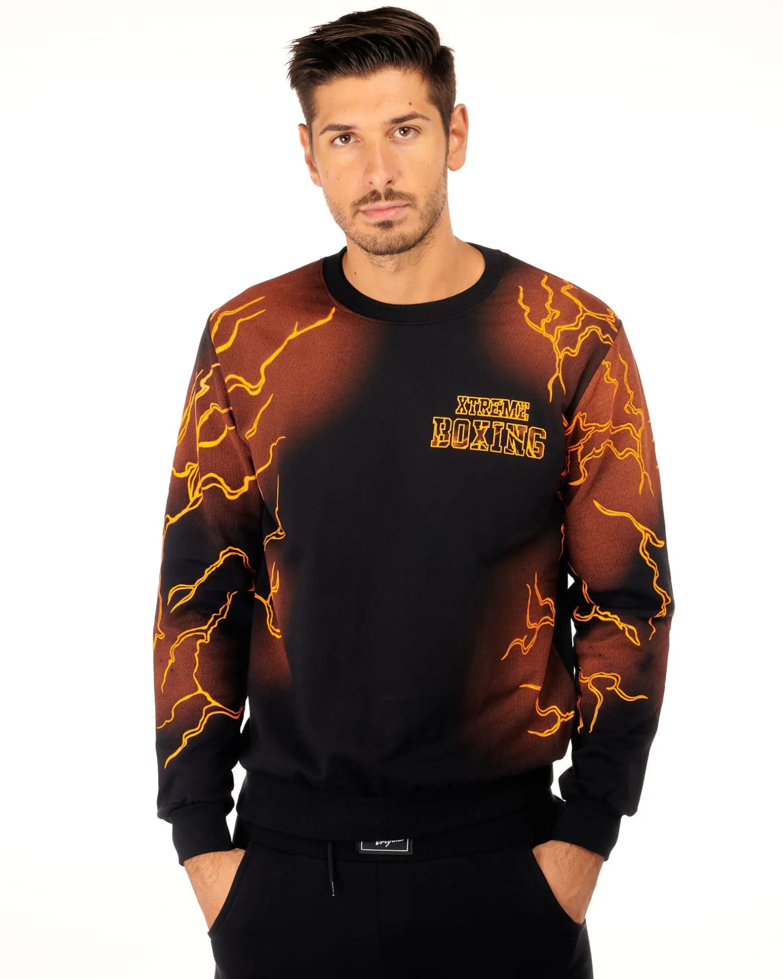 XTREME BOXING - UOMO FELPA GIROCOLLO