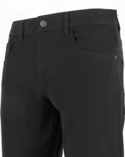 YELLOW DOG - Pantalone basic 5 tasche nero da uomo in cotone