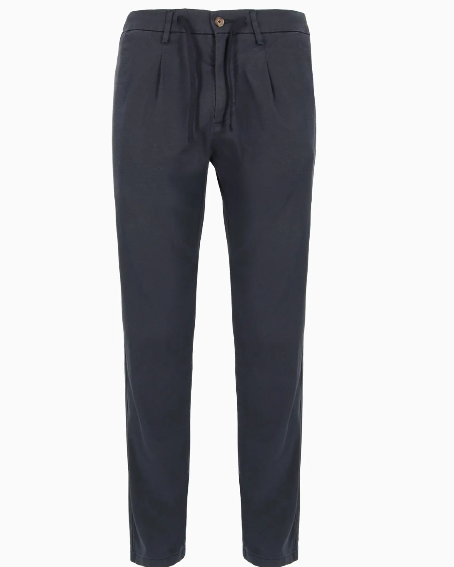 YELLOW DOG - Pantalone tasca america blu con laccio