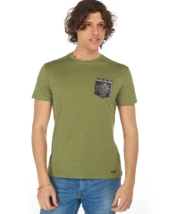 YELLOW DOG - TSHIRT MEZZA MANICA CON TASCHINO