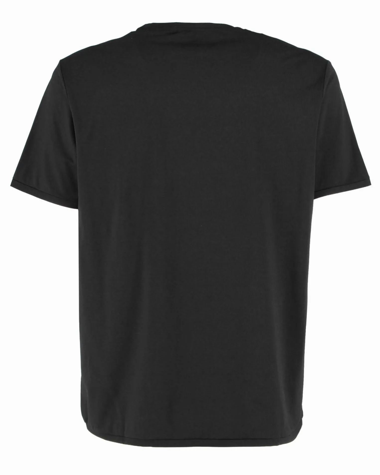 YELLOW DOG - TSHIRT NERA MANICA CORTA IN TESSUTO TECNICO