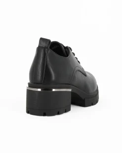 ZOE - Scarpa nera con lacci, tacco 5,5CM